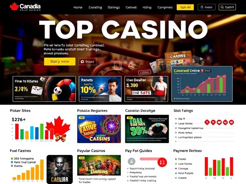 Find expert reviews of the top online casinos in Canada for 2024. Get insights into game variety, bonuses, licenses, and player experiences to choose a trusted gambling site.